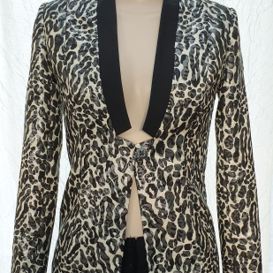 Fabulous Cotton, Silk and Lurex Tailored Jacket by Kate Henry Designs
